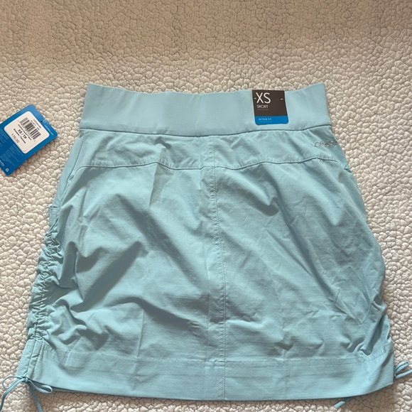 Columbia Light Blue Athletic Skirt with Side Drawstrings XS - Picture 2 of 8